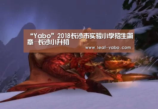 “Yabo”2018长沙市实验小学招生简章-长沙小升初(图1) 亚博