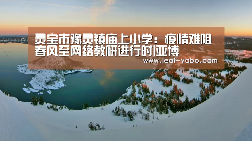 灵宝市豫灵镇庙上小学:疫情难阻春风至网络教研进行时|亚博(图4) 亚博