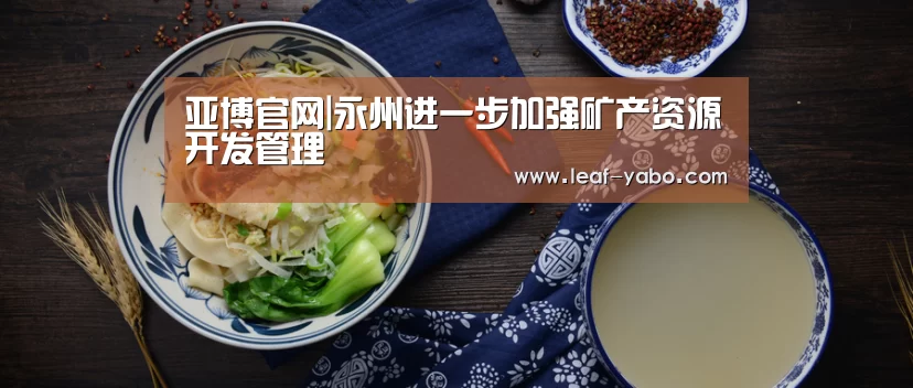 亚博官网|永州进一步加强矿产资源开发管理(图1) 亚博